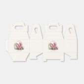 水の色お洒落ピンクのドラゴンベビーシャワー フェイバーボックス (折り畳みなし)