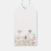 水の色お洒落妖精1日の誕生日 ギフトタグ (裏面)