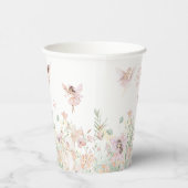 水の色お洒落妖精1日の誕生日 紙コップ (右)