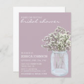 水の色お洒落赤ちゃんの息のブライダル予算 (正面/裏面)