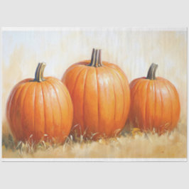 水の色かぼちゃのトリオデコページ 薄葉紙