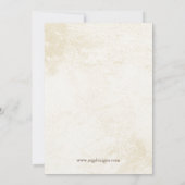 水の色かぼちゃの秋リハーサル夕食招待状 招待状 (裏面)