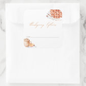 水の色かぼちゃパイ感謝残り スクエアシール (バッグ)