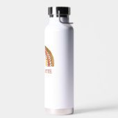 水の色かわいいボホパステルキッズレインボーモダンル ウォーターボトル (左面)