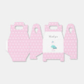 水の色かわいい車の赤ちゃんシャワー女の子お願いボックス🎈 フェイバーボックス (折り畳みなし)