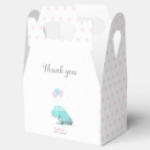 水の色かわいい車の赤ちゃんシャワー女の子お願いボックス🎈 フェイバーボックス (オープン)