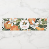 水の色かわいこちゃんオンザウェイベビーシャワー ペットボトルラベル (シングルラベル)