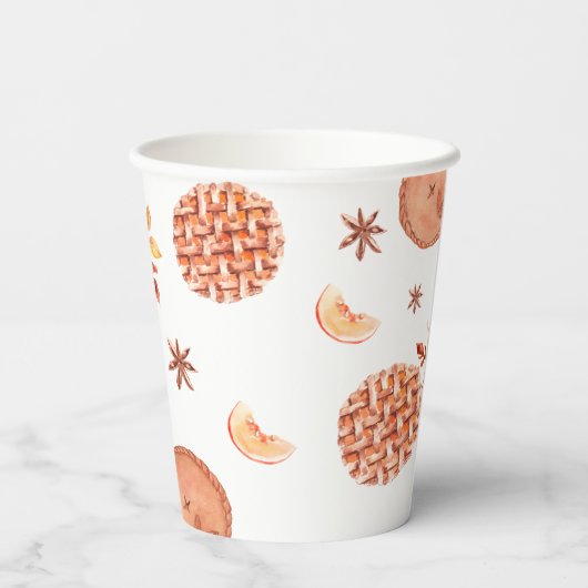 水の色かわいこちゃんパイは途中の赤ちゃんシャワー 紙コップ (裏面)