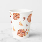 水の色かわいこちゃんパイは途中の赤ちゃんシャワー 紙コップ (正面)