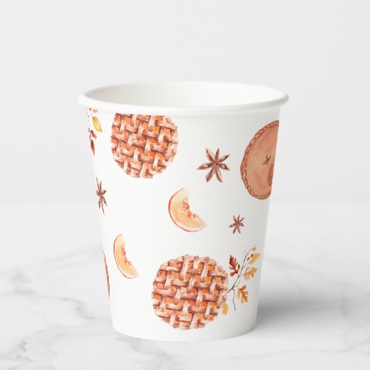 水の色かわいこちゃんパイは途中の赤ちゃんシャワー 紙コップ (正面)