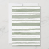 水の色かわいこちゃんパイは途中ベビーシャワー 招待状 (裏面)