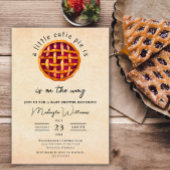 水の色かわいこちゃんパイは途中ベビーシャワー 招待状