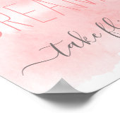 水の色かわいらし子供部屋デコーベビーガール ポスター (角)