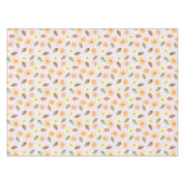 水の色かわいらし秋のフローラ赤ちゃんシャワーパーティー テーブルクロス (正面(横))