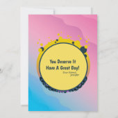 水の色がパーソナリラックスライズされるため ノートカード (裏面)