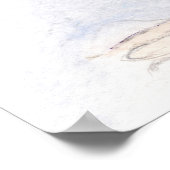 水の色が少な話いプリントポスター ポスター (角)