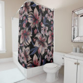 水の色が真っ黒 シャワーカーテン (インサイチュ)