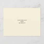 水の色が近所へようこそ ポストカード (裏面)