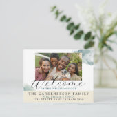 水の色が近所へようこそ ポストカード (スタンド正面)