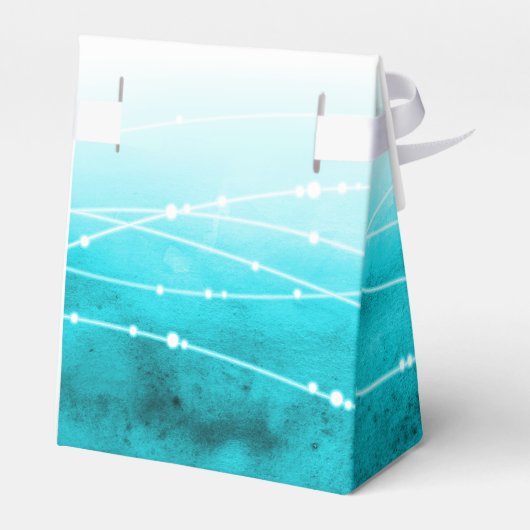 水の色きらめくの海感謝していの結婚式の引き出物 フェイバーボックス (裏面サイド)