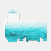 水の色きらめくの海感謝していの結婚式の引き出物 フェイバーボックス (折り畳みなし)