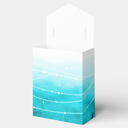 水の色きらめくの海感謝していの結婚式の引き出物 フェイバーボックス (オープン)