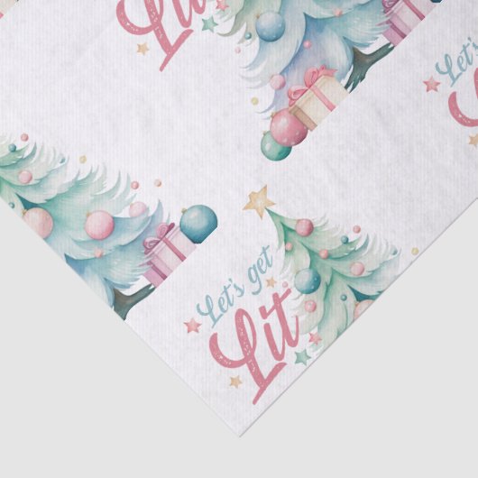 水の色でクリスマスツリーを点灯しよう 薄葉紙 (詳細)