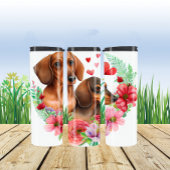 水の色で心温まるダシュント夫婦 タンブラー