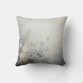 水の色で美しく消色した花の囁き クッション (裏面)