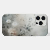 水の色で美しく消色した花の囁き iPhoneケース (裏面横)