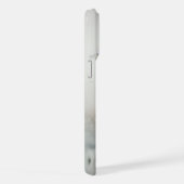 水の色で美しく消色した花の囁き iPhoneケース (右側面)