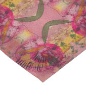 水の色とインク抽象芸術美絵画しい芸術 ショートテーブルランナー (コーナー)