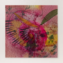 水の色とインク抽象芸術美絵画しい芸術