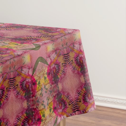 水の色とインク抽象芸術美絵画しい芸術 テーブルクロス (インサイチュ)