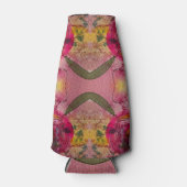 水の色とインク抽象芸術美絵画しい芸術 ボトルクーラー (正面)