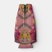 水の色とインク抽象芸術美絵画しい芸術 ボトルクーラー (裏面)