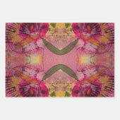 水の色とインク抽象芸術美絵画しい芸術 ラッピングペーパーシート (正面2)