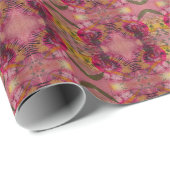 水の色とインク抽象芸術美絵画しい芸術 ラッピングペーパー (ロールコーナー)