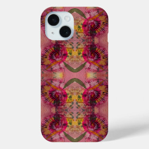 水の色とインク抽象芸術美絵画しい芸術 iPhone 15ケース