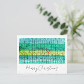 水の色と名付けられたルドルフのクリスマスパイン シーズンポストカード (スタンド正面)