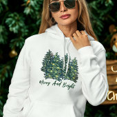 水の色と明モダンるいメリークリスマスツリー パーカ