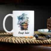 水の色のおもしろい魔女の不気味なコールドハロウィーン ツートーンマグカップ