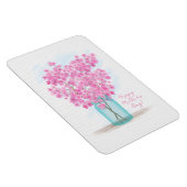 水の色のさくらんぼが母の日に咲く マグネット (右側)