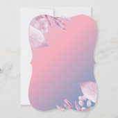 水の色のさくらんぼの花の安全な日付結婚の (裏面)