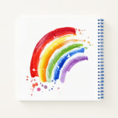 水の色のはね虹 ノートブック (裏面)