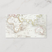 水の色のアドベンチャー待ちベビーディスプレイシャワー エンクロージャーカード (裏面)