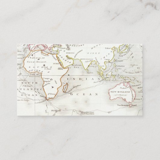 水の色のアドベンチャー待ちベビーディスプレイシャワー エンクロージャーカード (裏面)