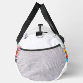 水の色のアート私はパリエッフェルタワートラベル大好き ダッフルバッグ (右)