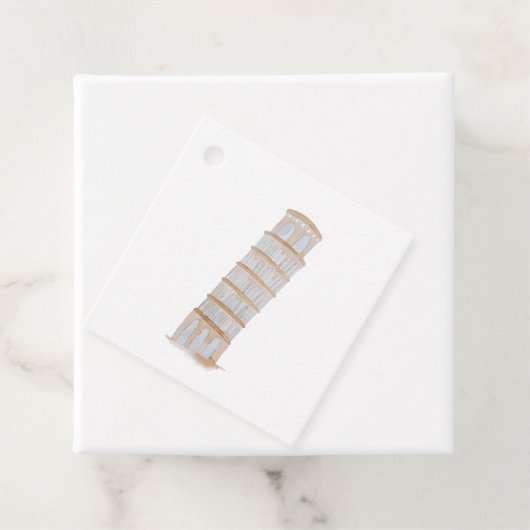 水の色のイタリアン目的地の結婚式 フェイバータグ (インサイチュ)