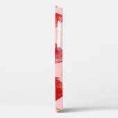 水の色のイチゴ、シームレスでフルーティーなパターン。 Case-Mate iPhoneケース (裏面 / 左)